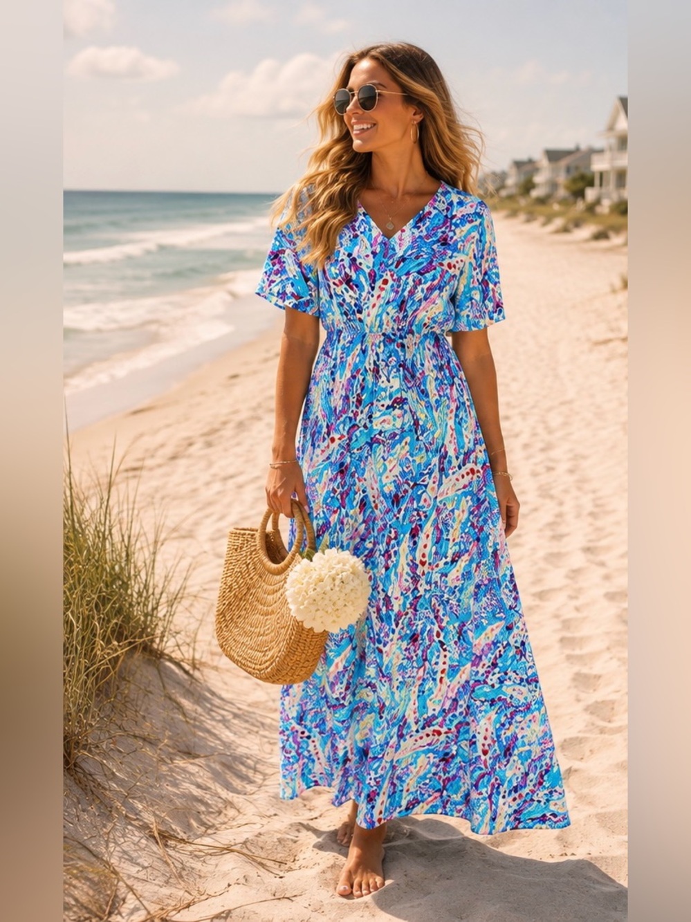 BNWT Large Floral Maxi Dress - STUNNING